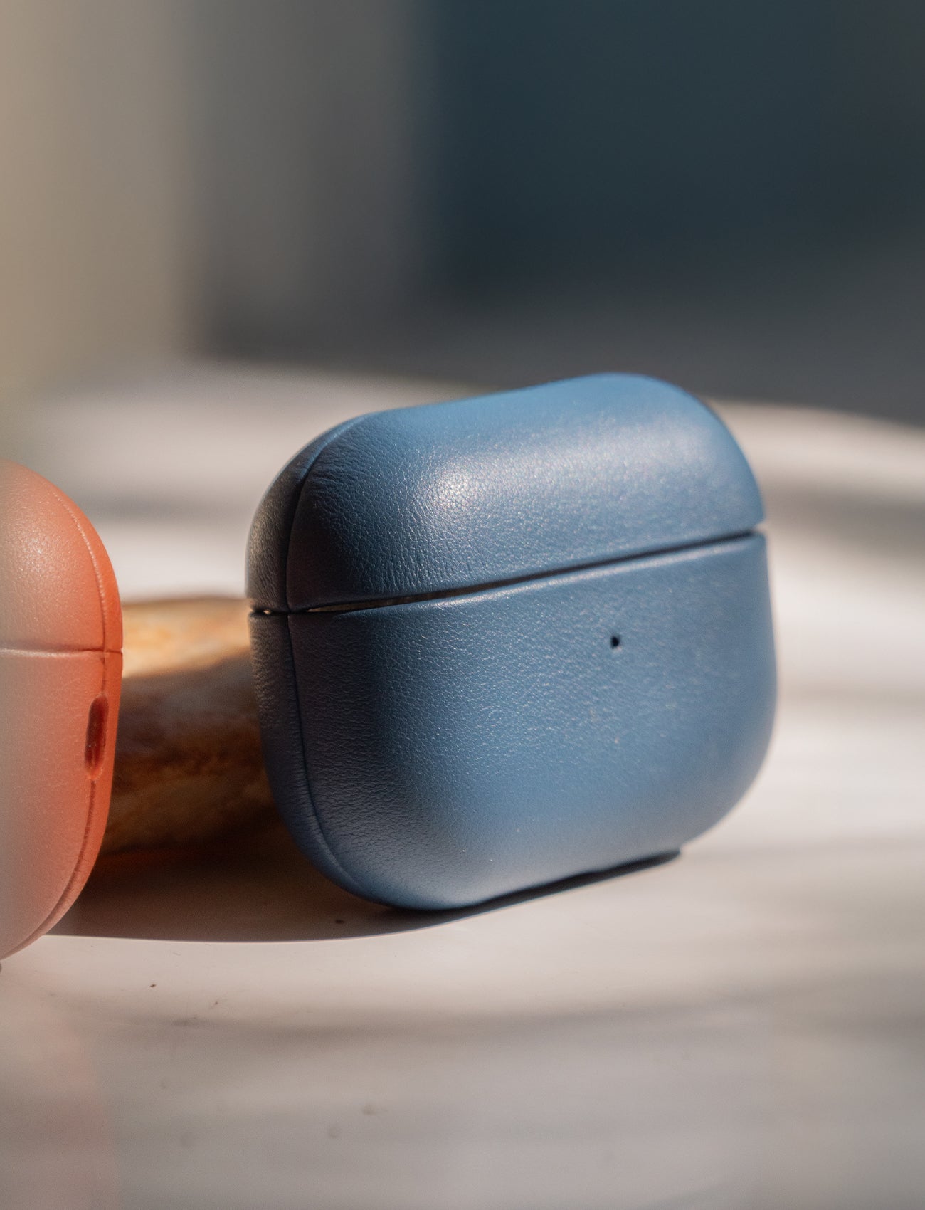 Nappa Leather AirPods Pro (2nd Generation) Case - Turquoise Blue