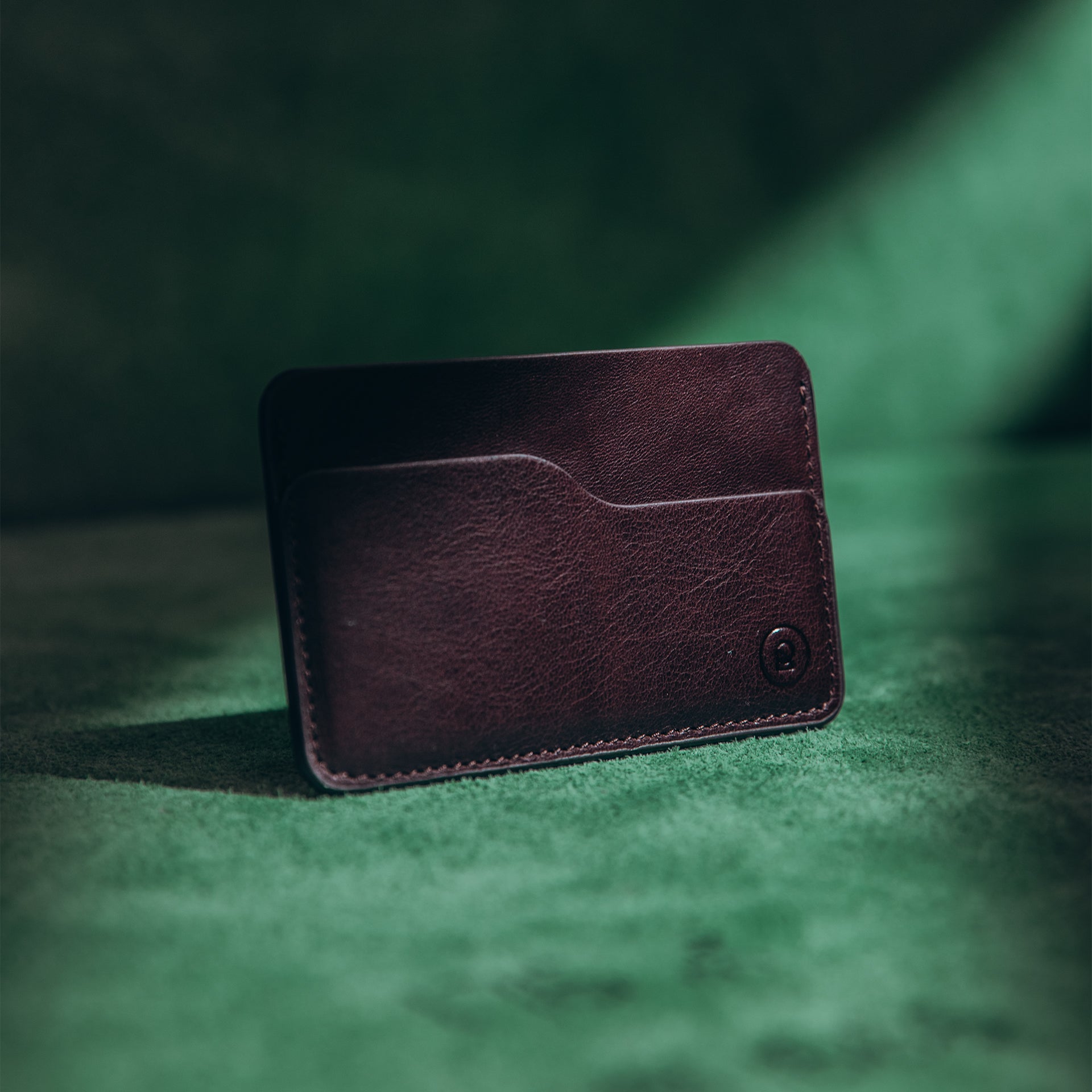 Leather Slim Cardholder - 3 Slots - Dark Brown - RYAN London