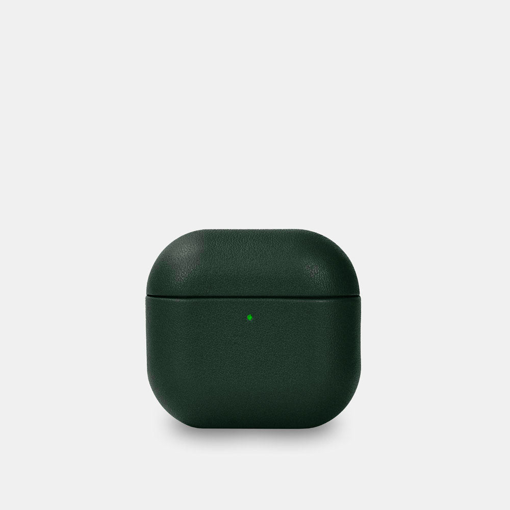 Nappa Leather AirPods (4th Generation) Case - Avocado Green
