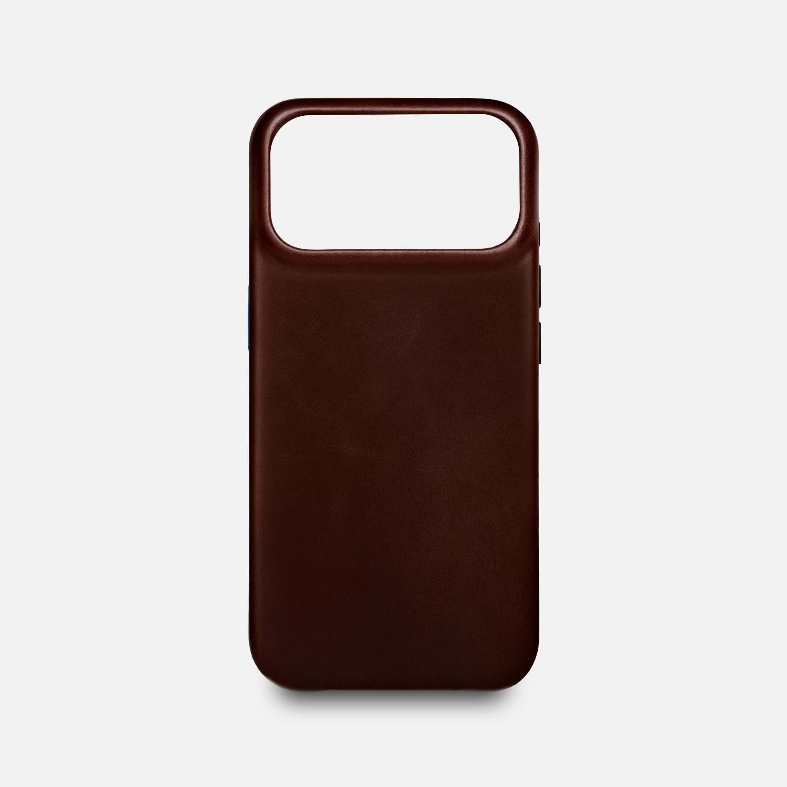 Leather iPhone 17 Pro Shell Case, MagSafe - Dark Brown - RYAN London