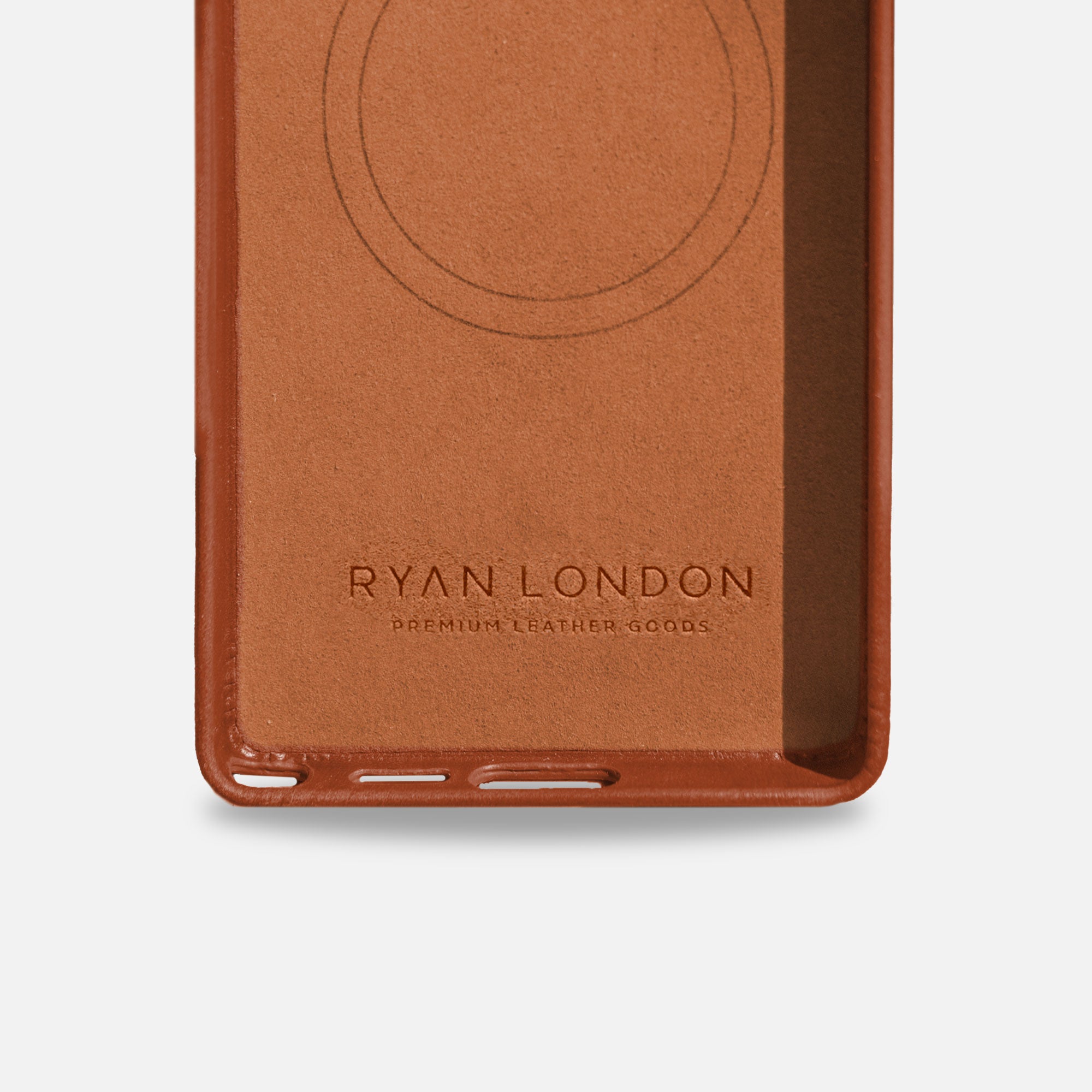 Samsung S25 Ultra Leather Shell Case - Saddle Brown