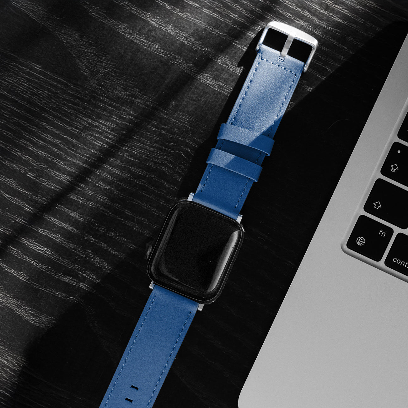 Luxury Nappa Leather Apple Watch Band Straps – Turquoise Blue