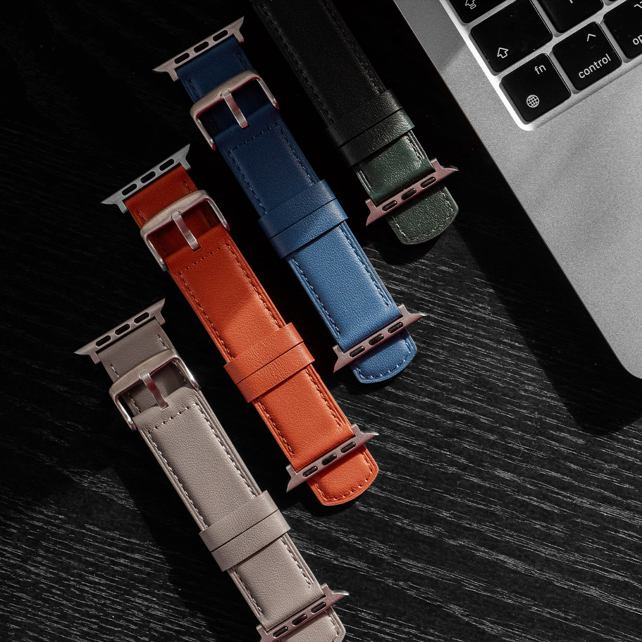 Luxury Nappa Leather Apple Watch Band Straps – Orange