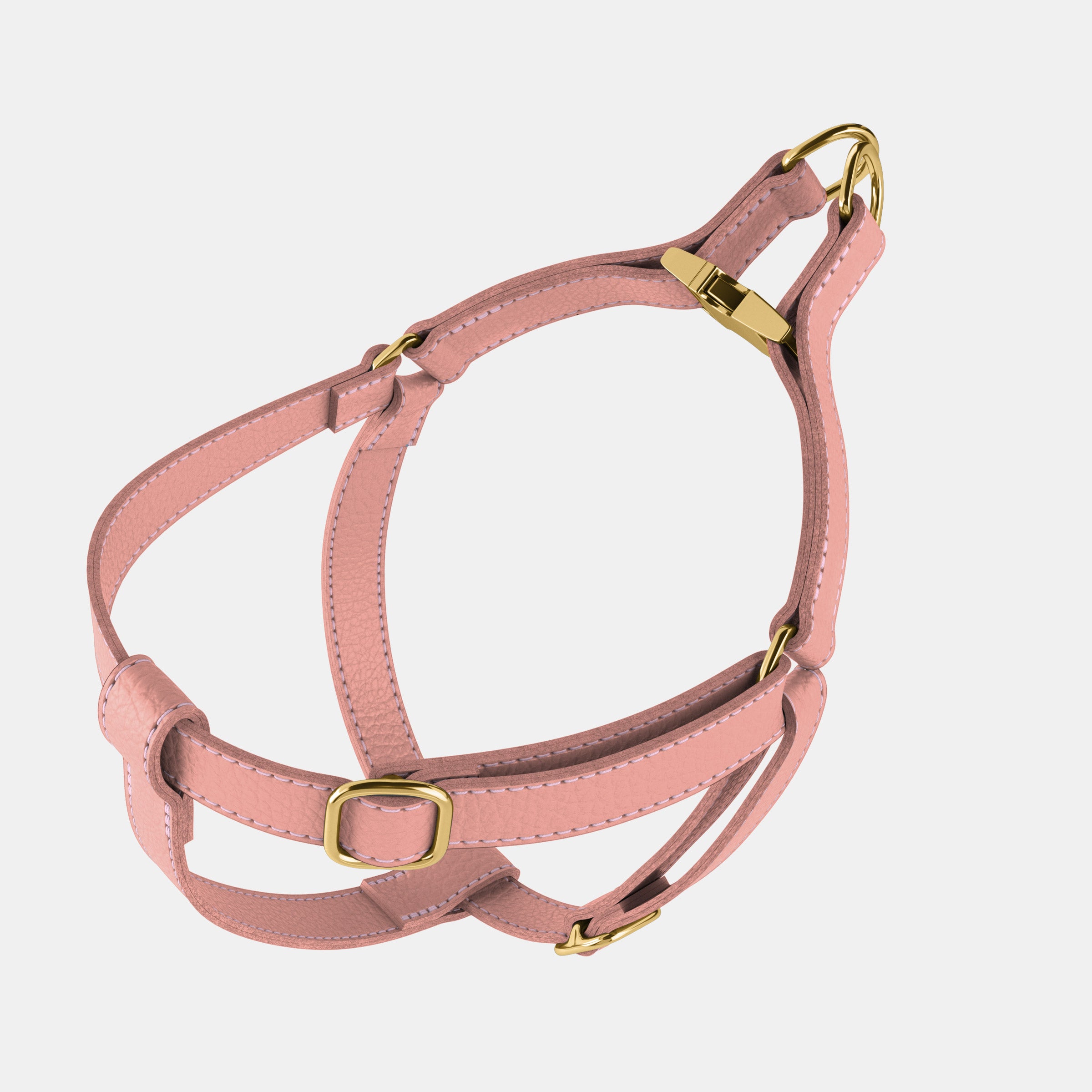 Leather Dog Harness - Pink - RYAN London