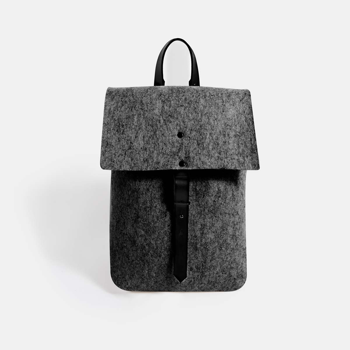 Wool Felt Backpack - Grey - RYAN London
