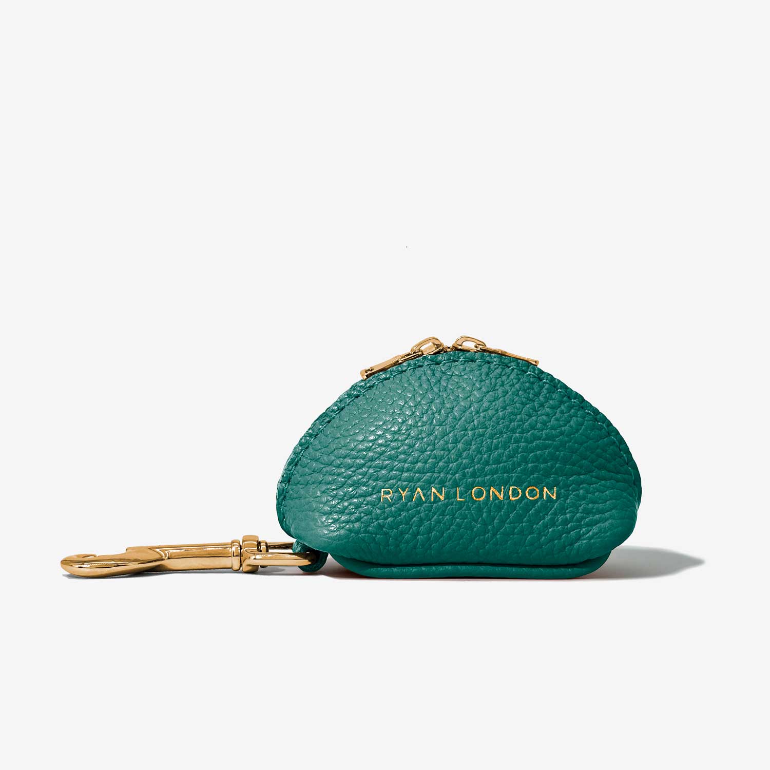 Leather Dog Poop Bag Holder - Avocado Green - RYAN London
