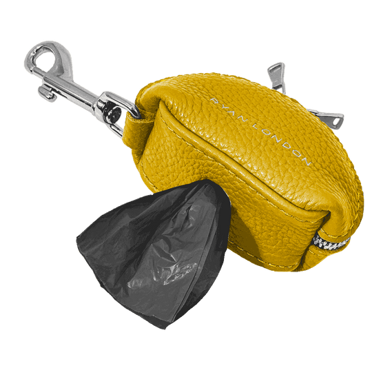 Leather Dog Poop Bag holder