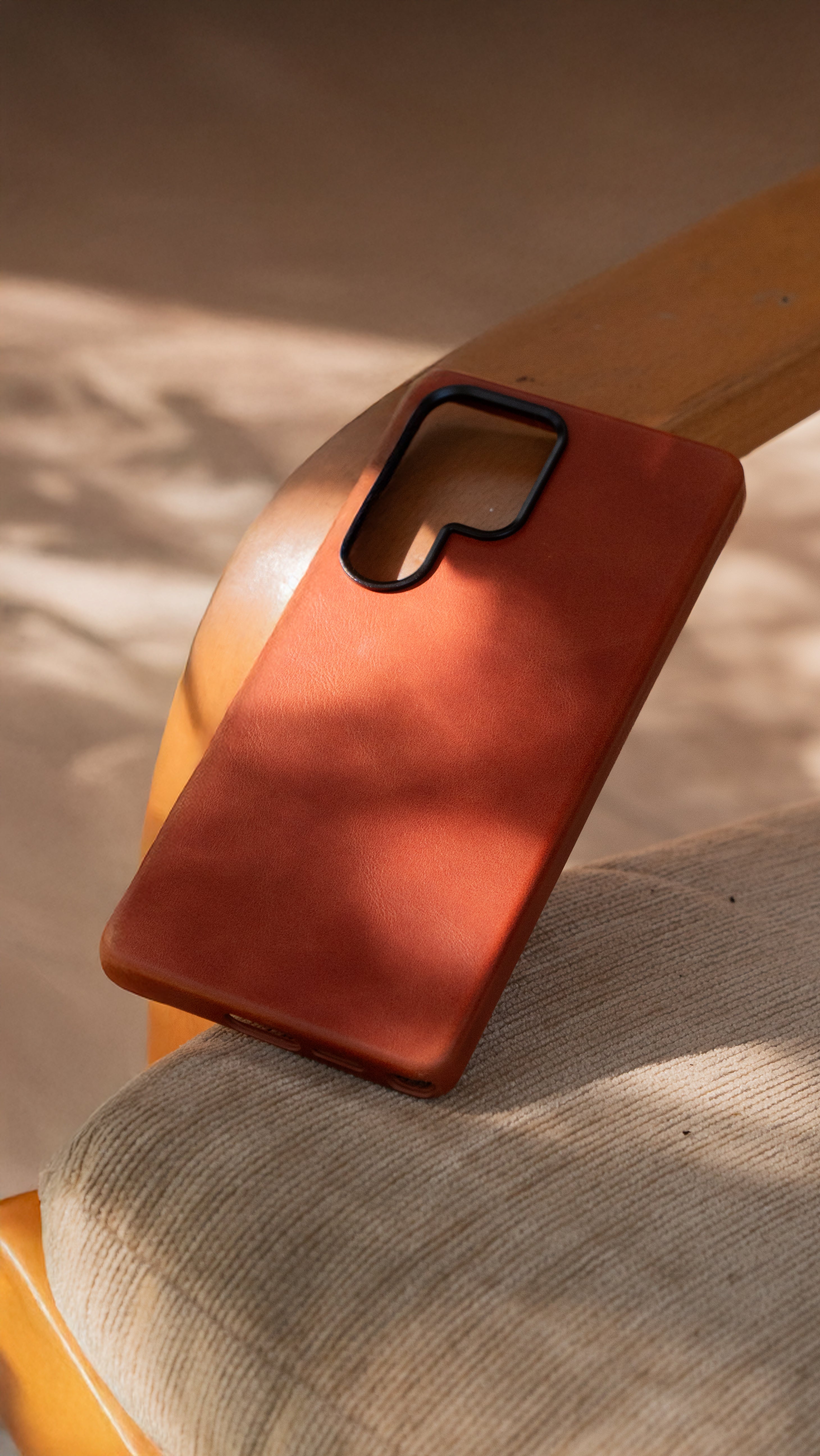 Samsung S26 Ultra Leather Shell Case - Saddle Brown - RYAN London 