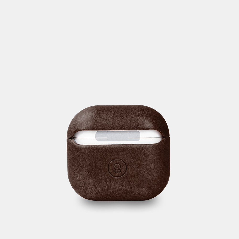 Leather AirPods (4th Generation) Case - Dark Brown