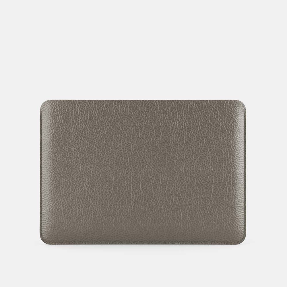 Leather iPad Air 10.9" Sleeve - Grey and Grey - RYAN London