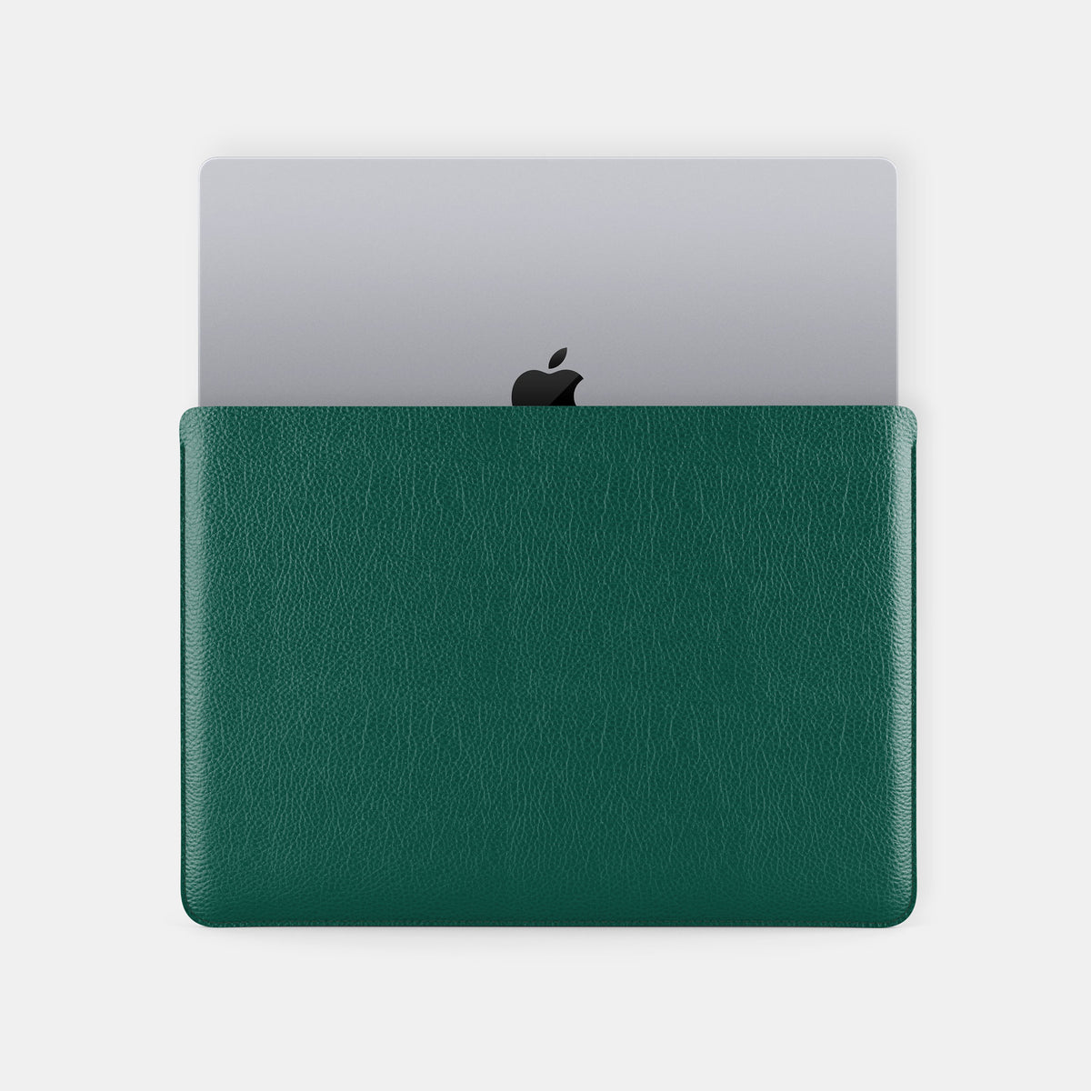 Luxury Leather Macbook Air 13&quot; Sleeve - Avocado Green and Orange - RYAN London 