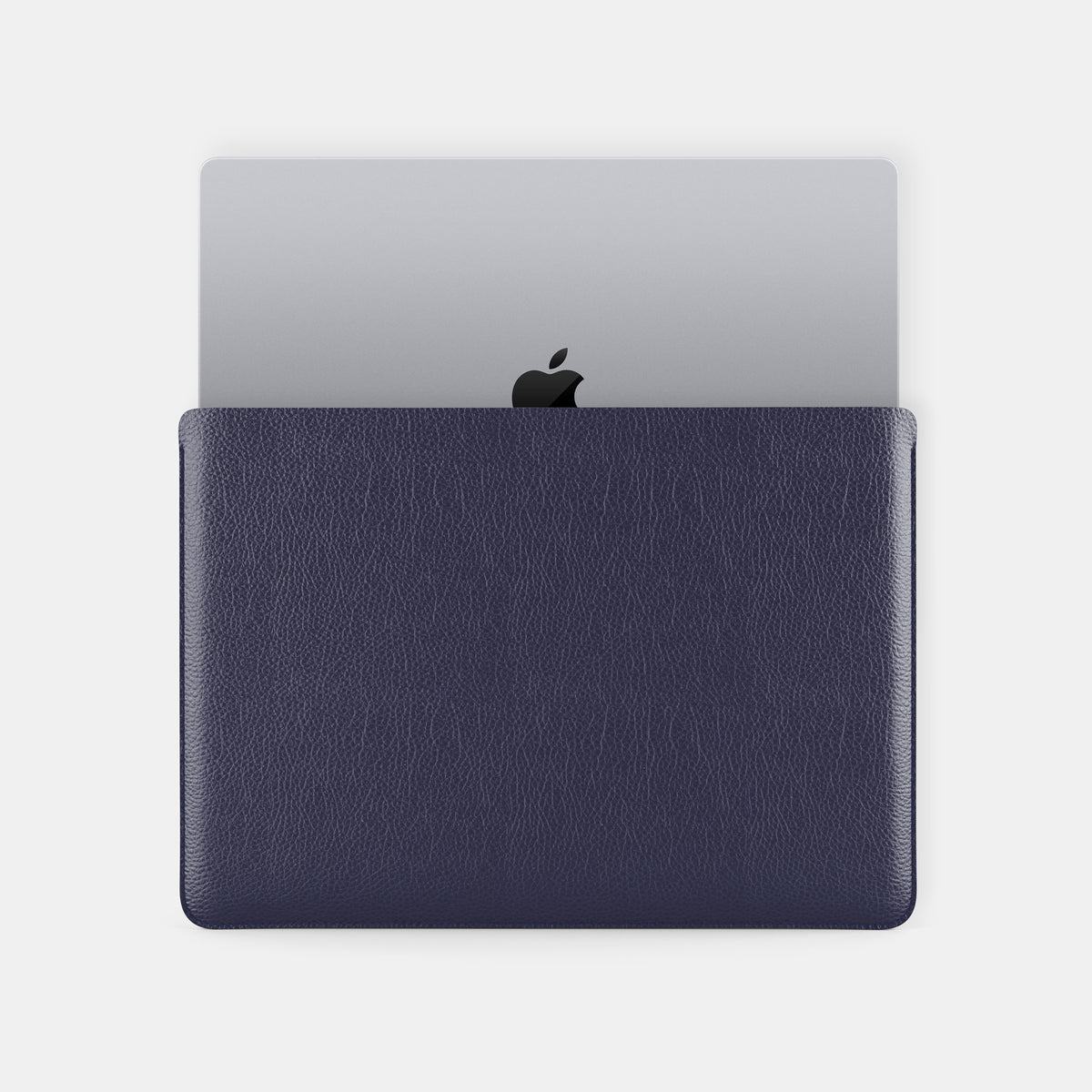 Luxury Leather Macbook Pro 16&quot; Sleeve - Navy Blue and Mint - RYAN London 