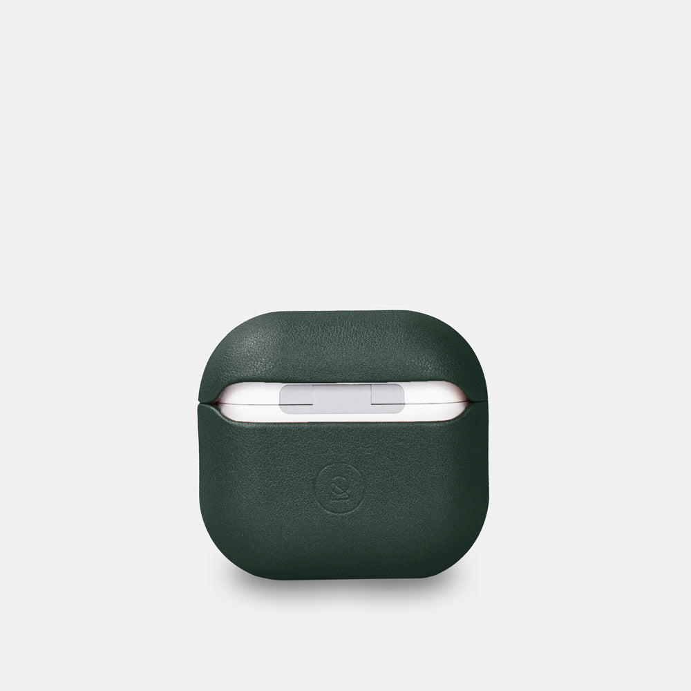 Nappa Leather AirPods (4th Generation) Case - Avocado Green