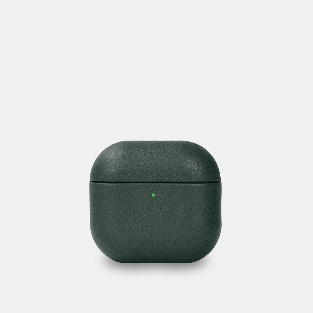 Nappa Leather AirPods (4th Generation) Case - Avocado Green