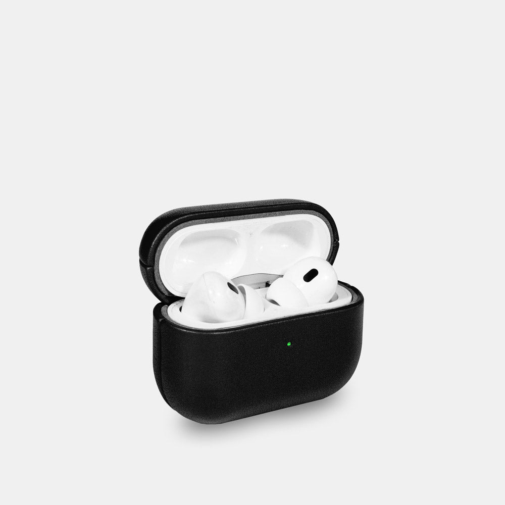 Nappa Leather AirPods Pro (2nd Generation) Case - Black