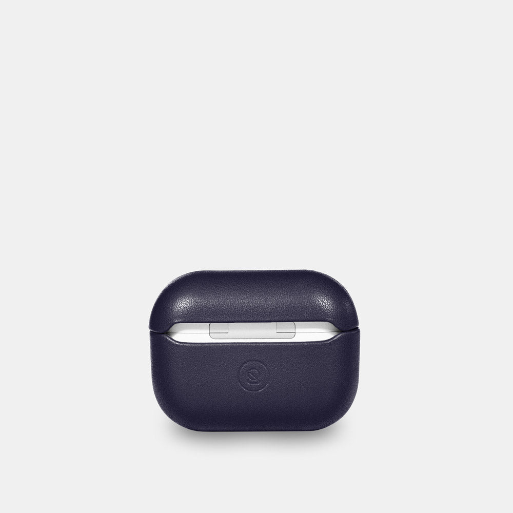 Nappa Leather AirPods Pro (2nd Generation) Case - Navy Blue