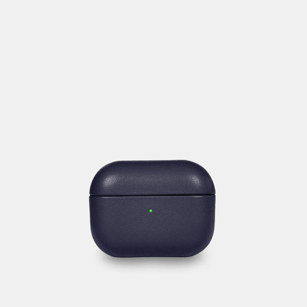 PRADA サフィアーノレザー　AirPods Proケース ネイビー Nappa-full-grain-leather-navy-