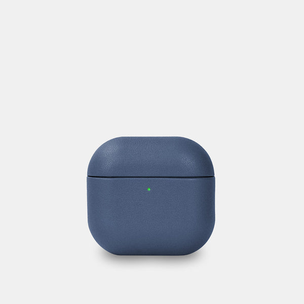 Nappa Leather AirPods Case (4th Generation) - Turquoise Blue