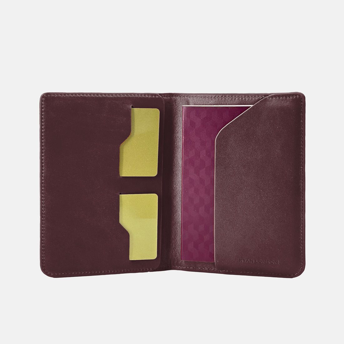 Premium Leather Passport Holder - Travel Essentials - Dark Brown