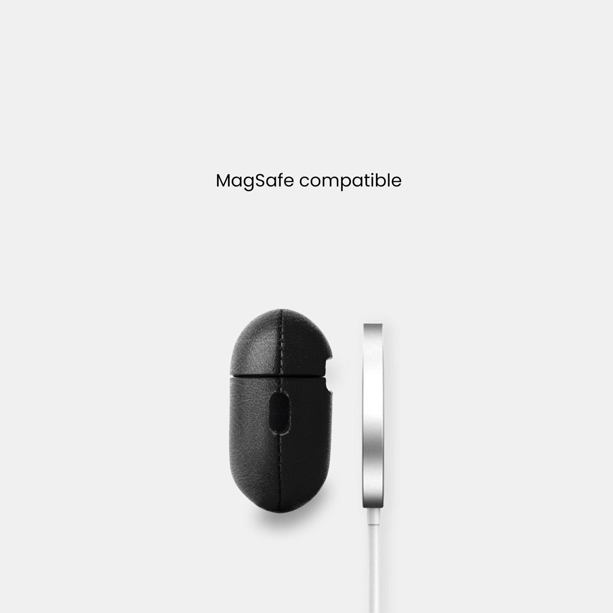 Leather AirPods Pro (3rd Generation) Case - Black