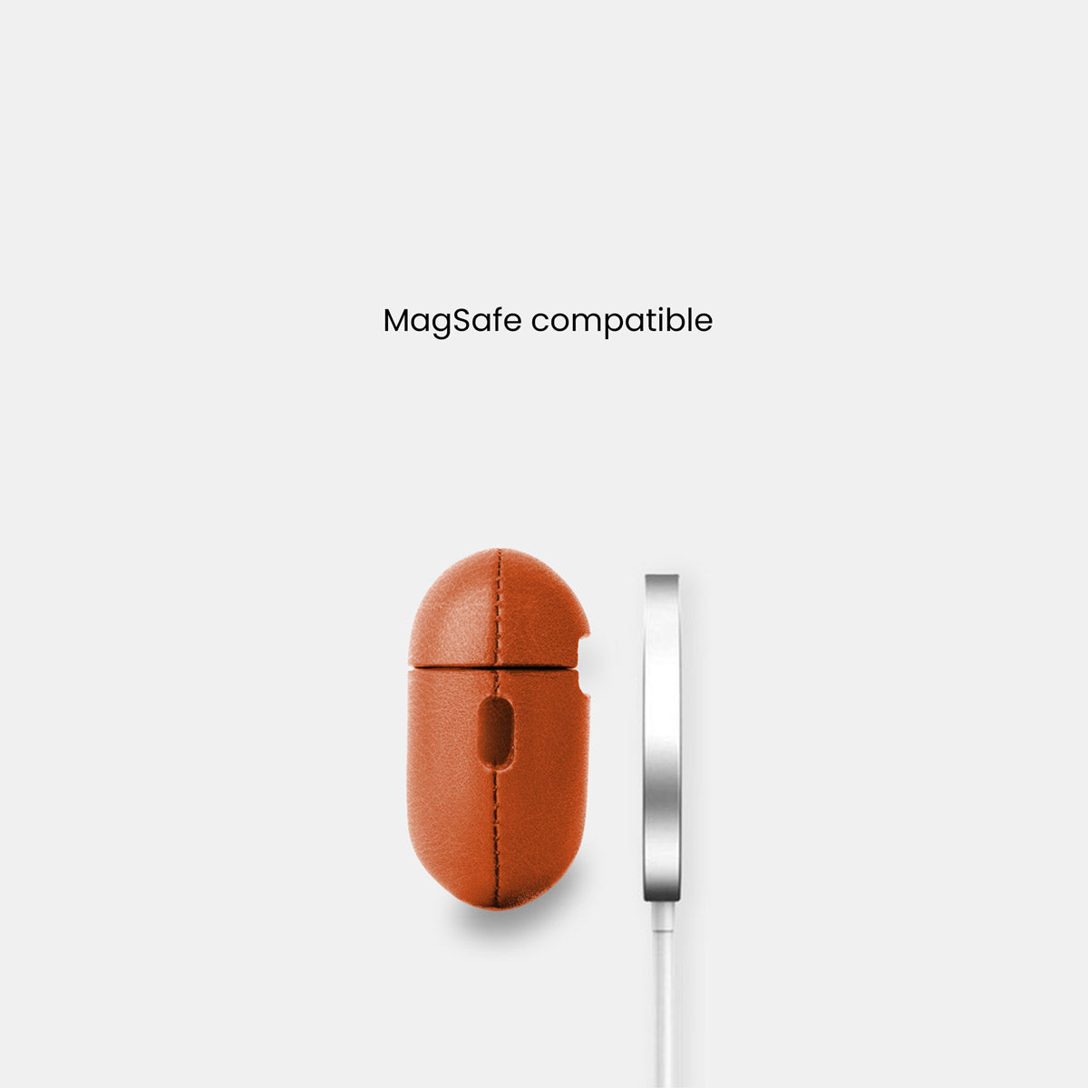 Leather AirPods Pro (3rd Generation) Case - Saddle Brown
