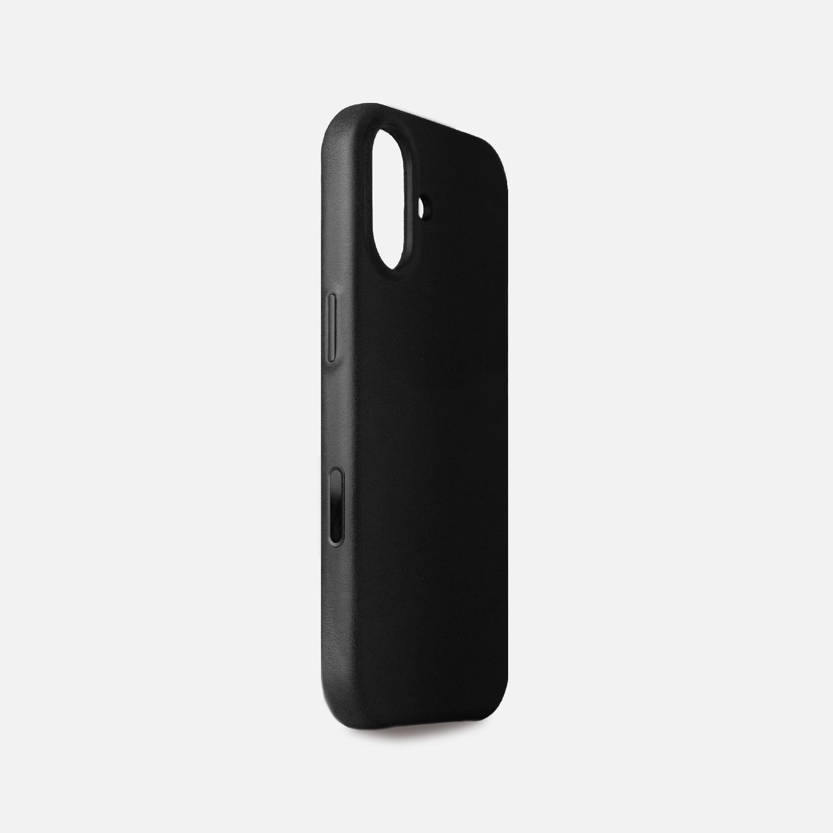 Leather iPhone 17 Shell Case, MagSafe - Black