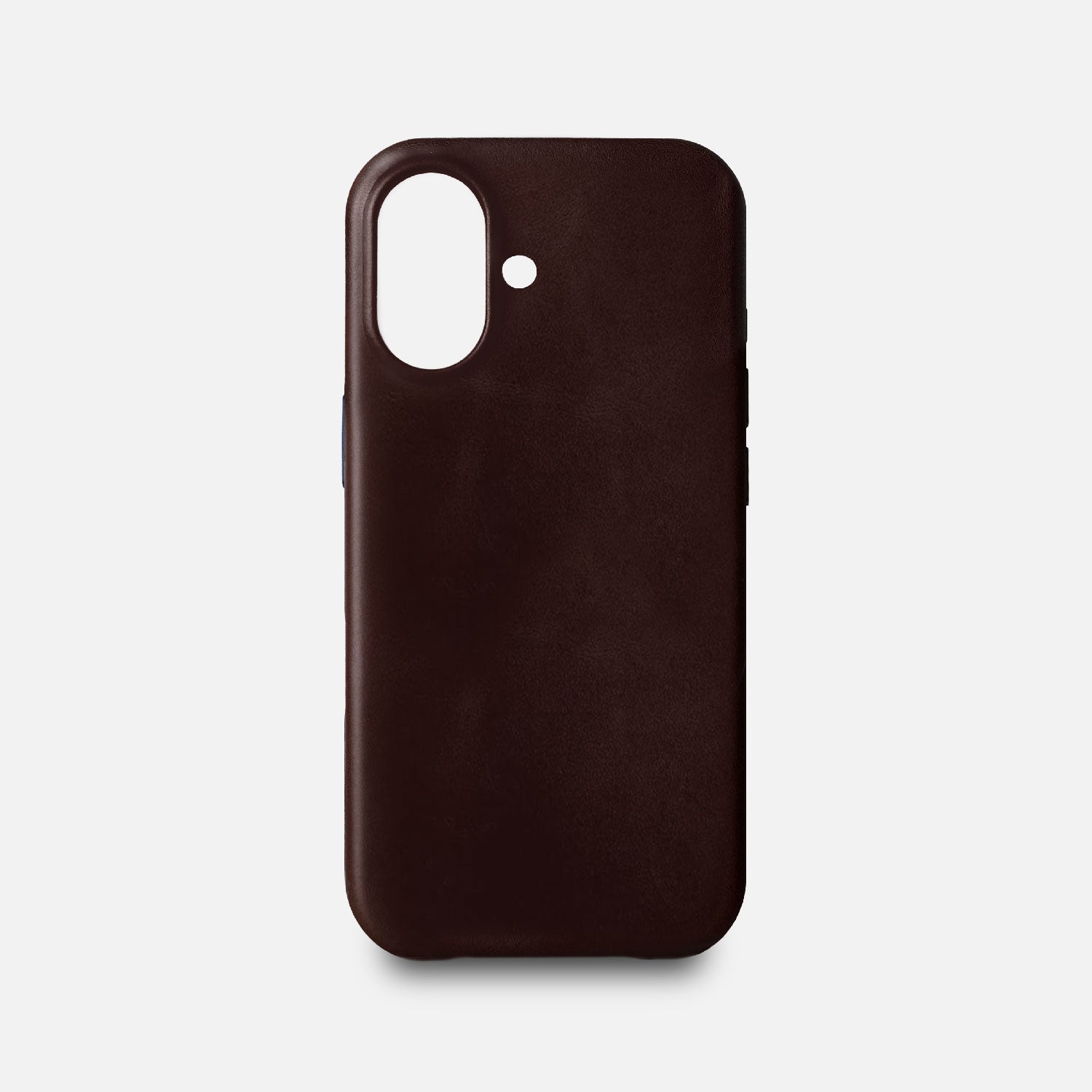 Leather iPhone 17 Shell Case, MagSafe - Dark Brown