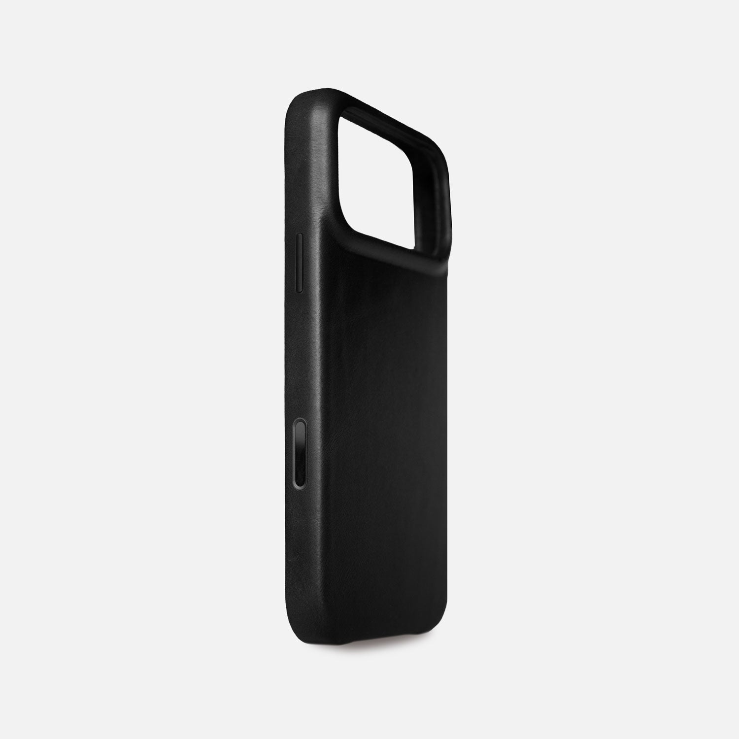 Leather iPhone 17 Pro Max Shell Case, MagSafe - Black