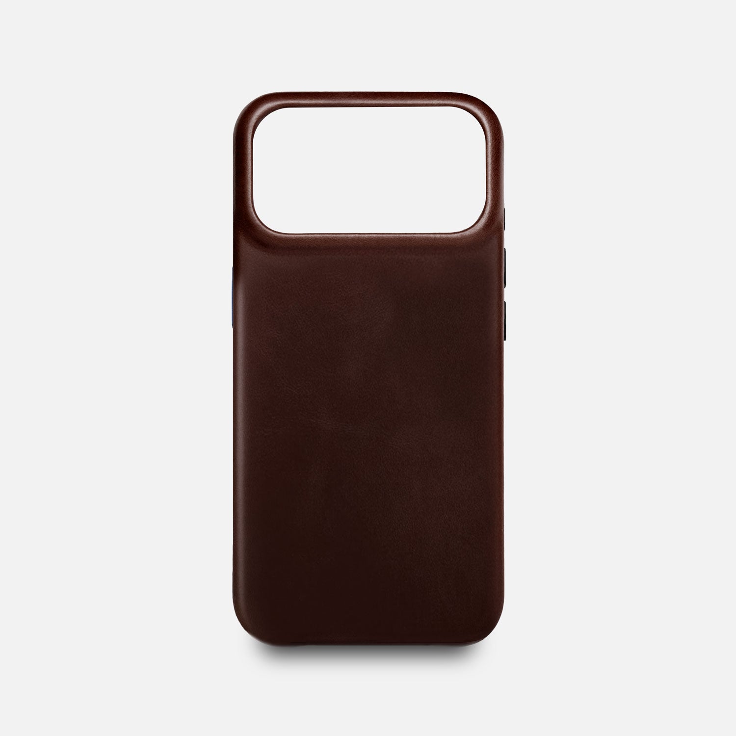 Leather iPhone 17 Pro Max Shell Case, MagSafe - Dark Brown