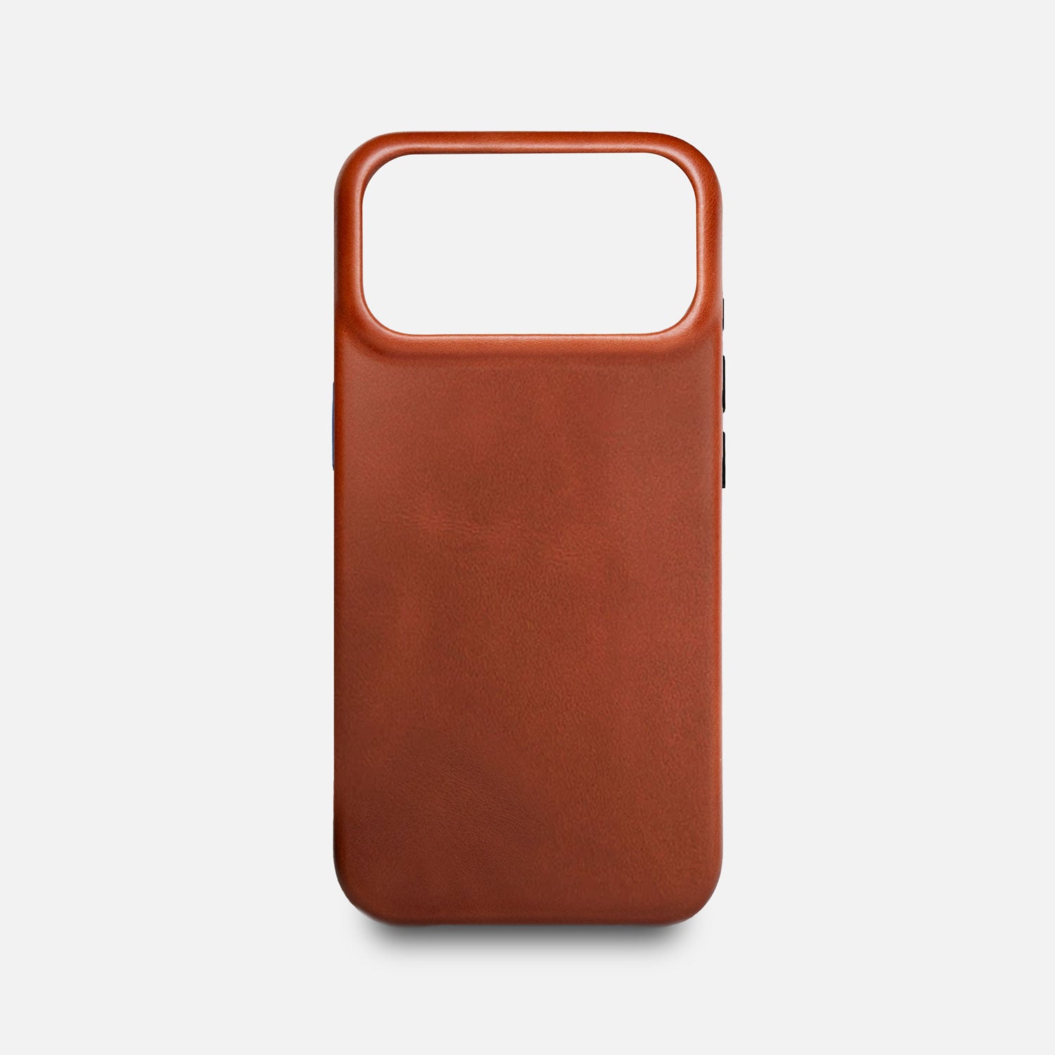 Leather iPhone 17 Pro Max Shell Case, MagSafe - Saddle Brown