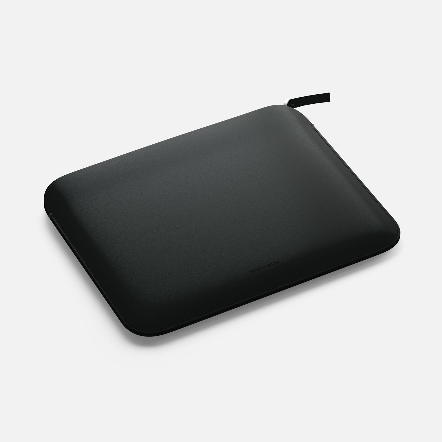 Luxury Nappa Leather iPad Air 11" sleeve with zip - Black