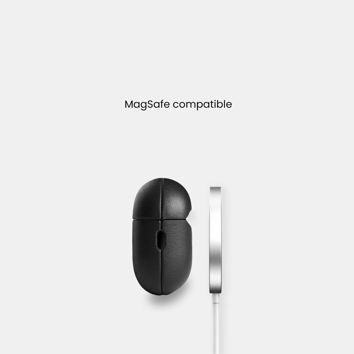 Leather AirPods Pro (3rd Generation) Case - Black