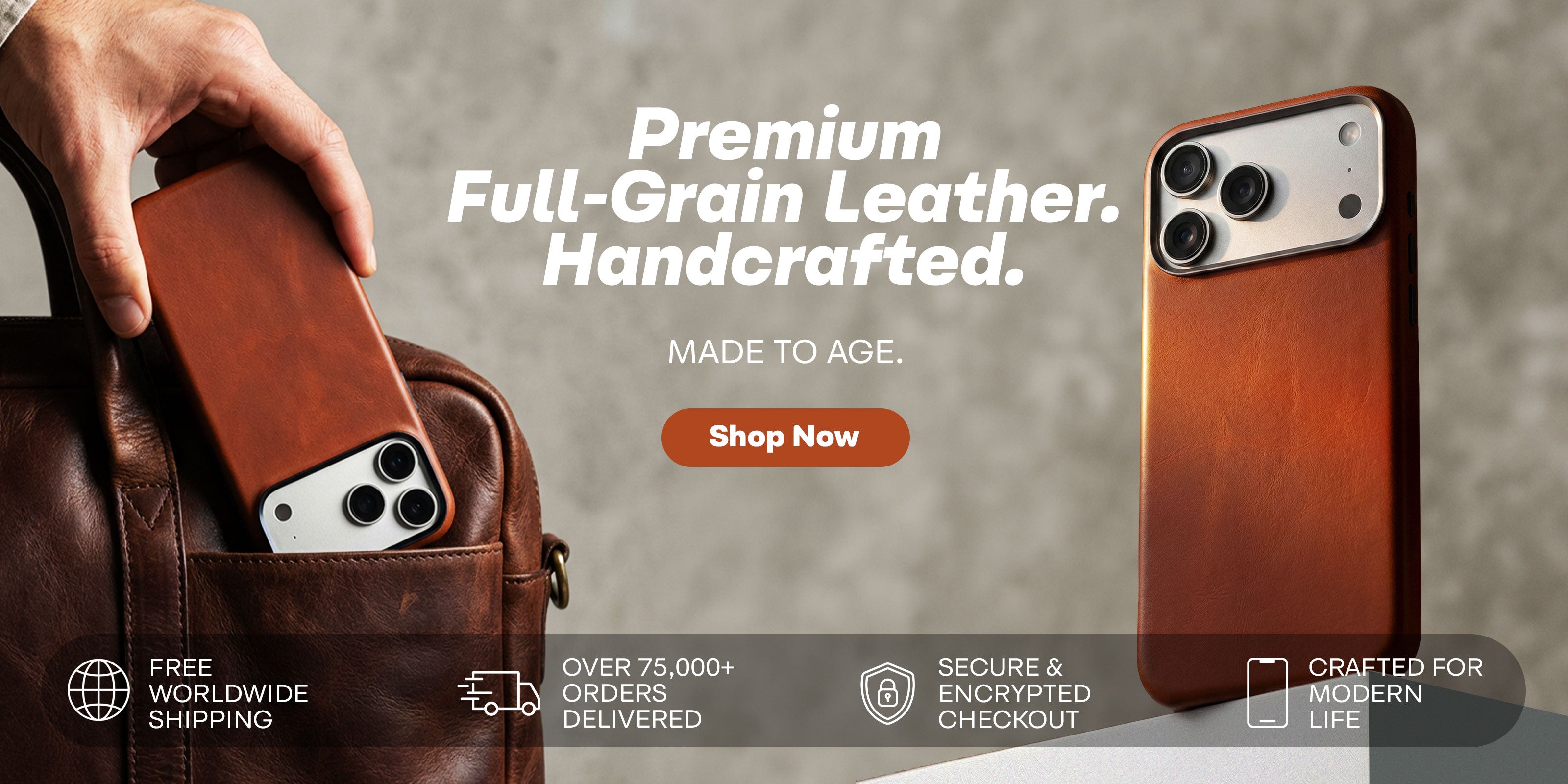 RYAN London Leather iPhone iPad MacBook Case, Sleeve and Wallet