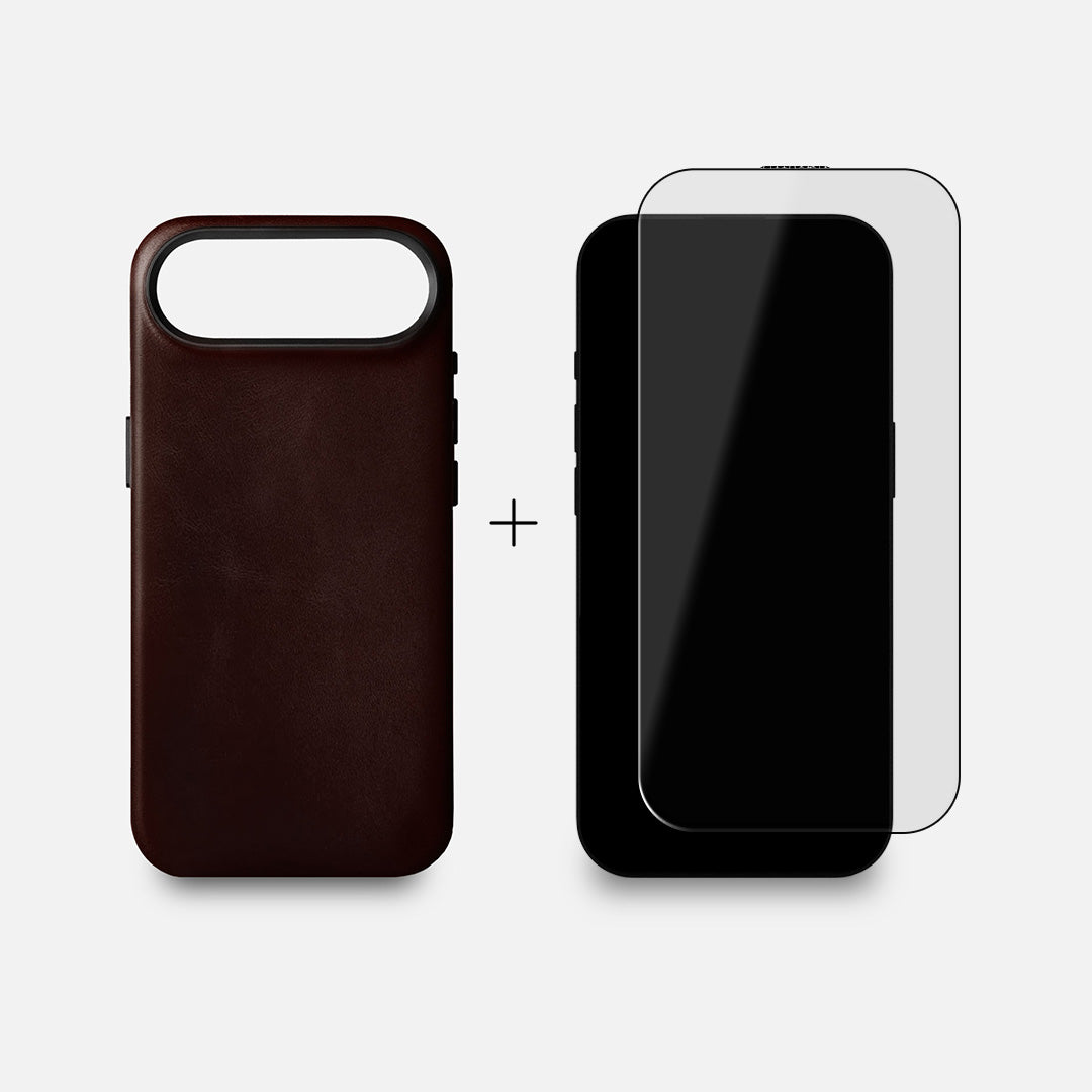 iPhone 17 Leather Case and Screen Protector Bundle - RYAN London