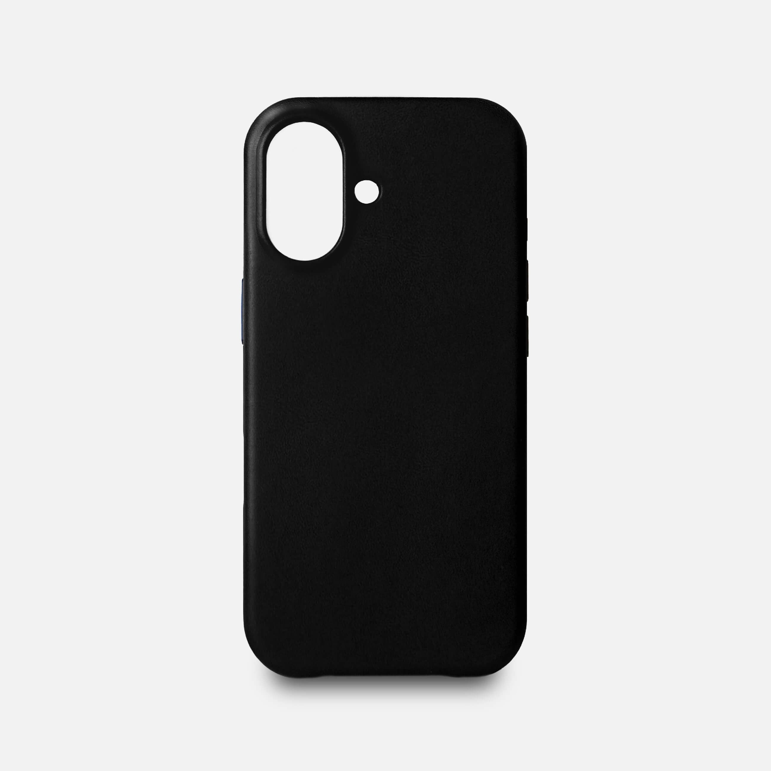 Leather iPhone 17 Shell Case, MagSafe - Black - RYAN London 