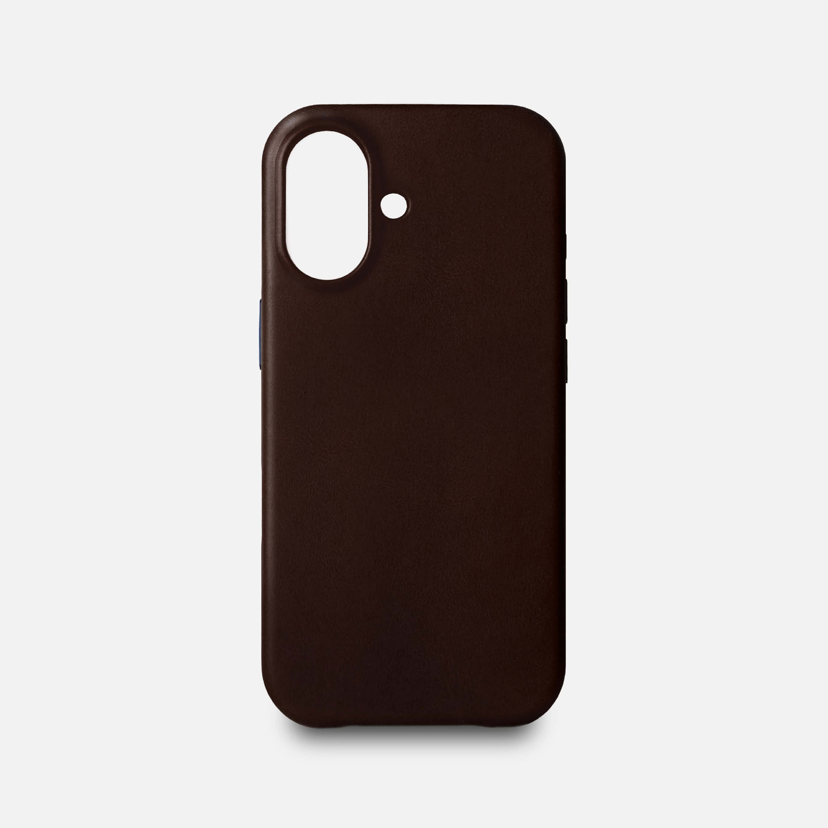 Leather iPhone 17 Shell Case, MagSafe - Dark Brown - RYAN London