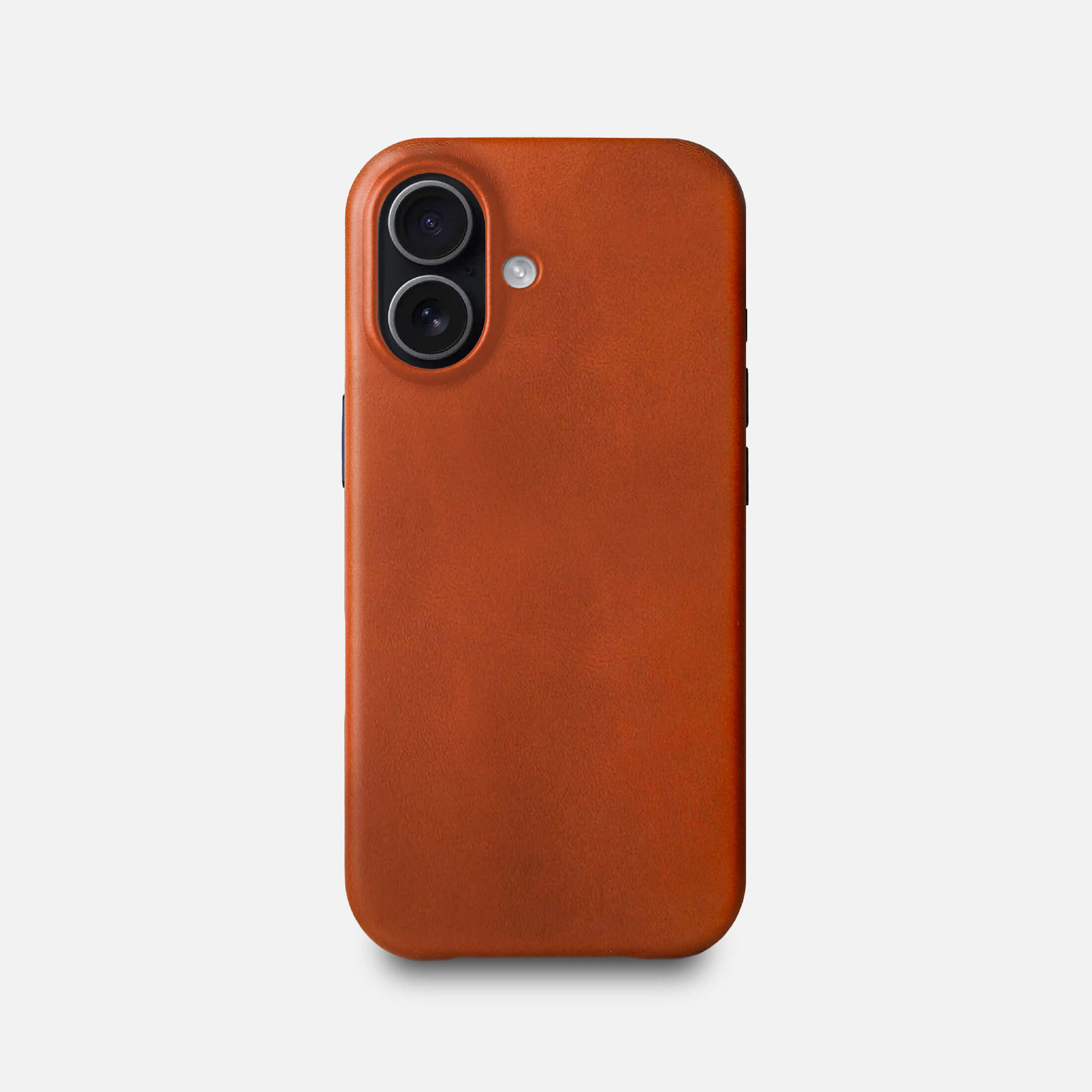 最終値引　iPhone17用レザーケース RyanLondon Leather iPhone 17 Shell Case, MagSafe - Saddle Brown - RYAN London