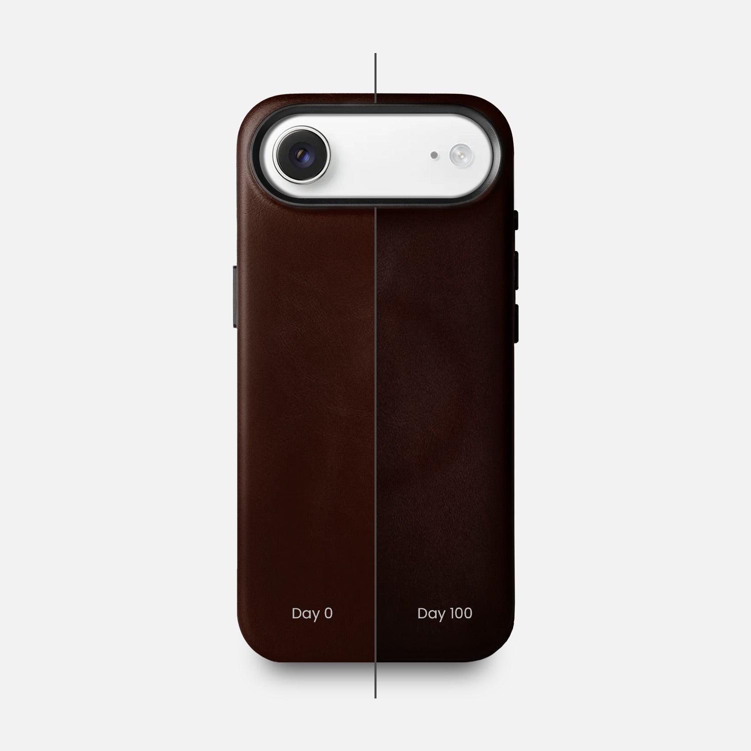 日本未発売　iPhone17用レザーケース RyanLondon Leather iPhone 17 Pro Shell Case Metal, MagSafe - Saddle Brown