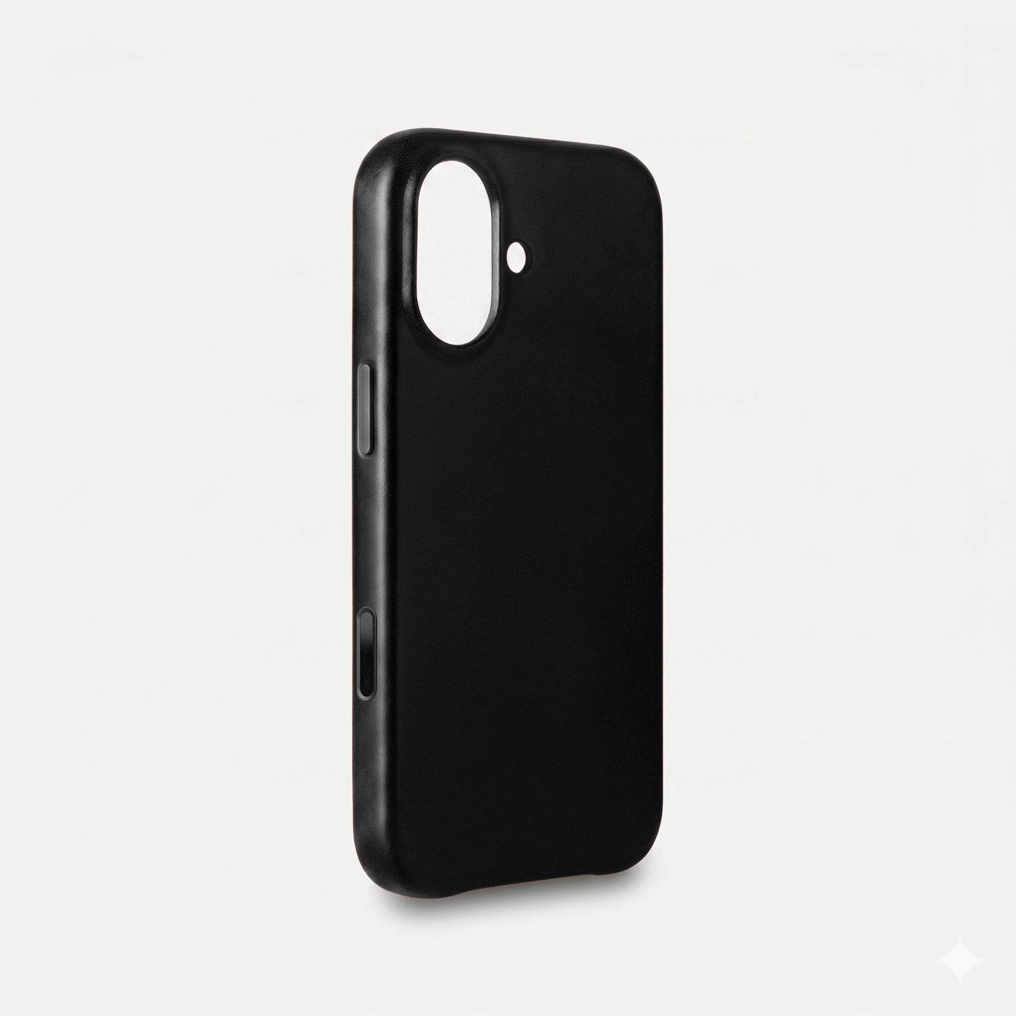 Leather iPhone 17 Shell Case, MagSafe - Black - RYAN London 