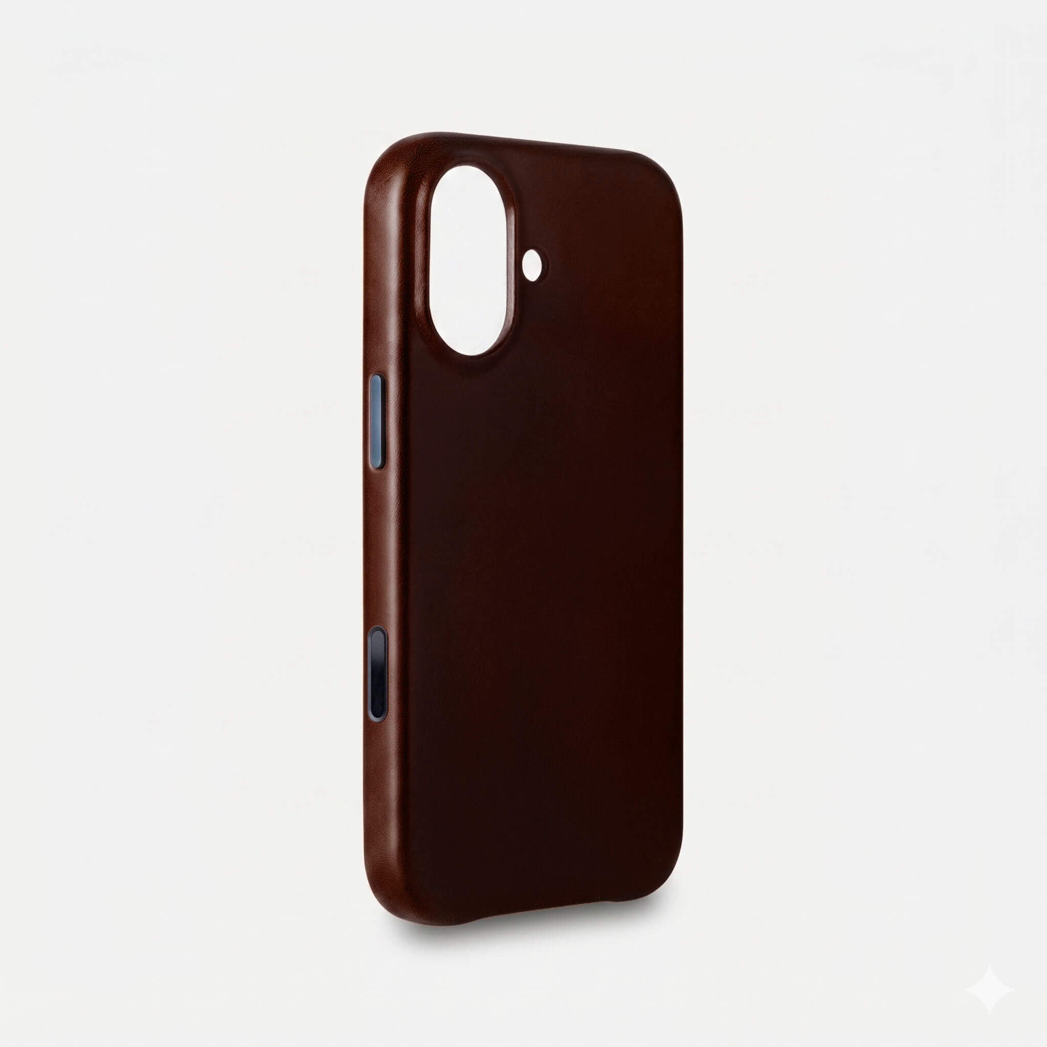 Leather iPhone 17 Shell Case, MagSafe - Dark Brown - RYAN London 