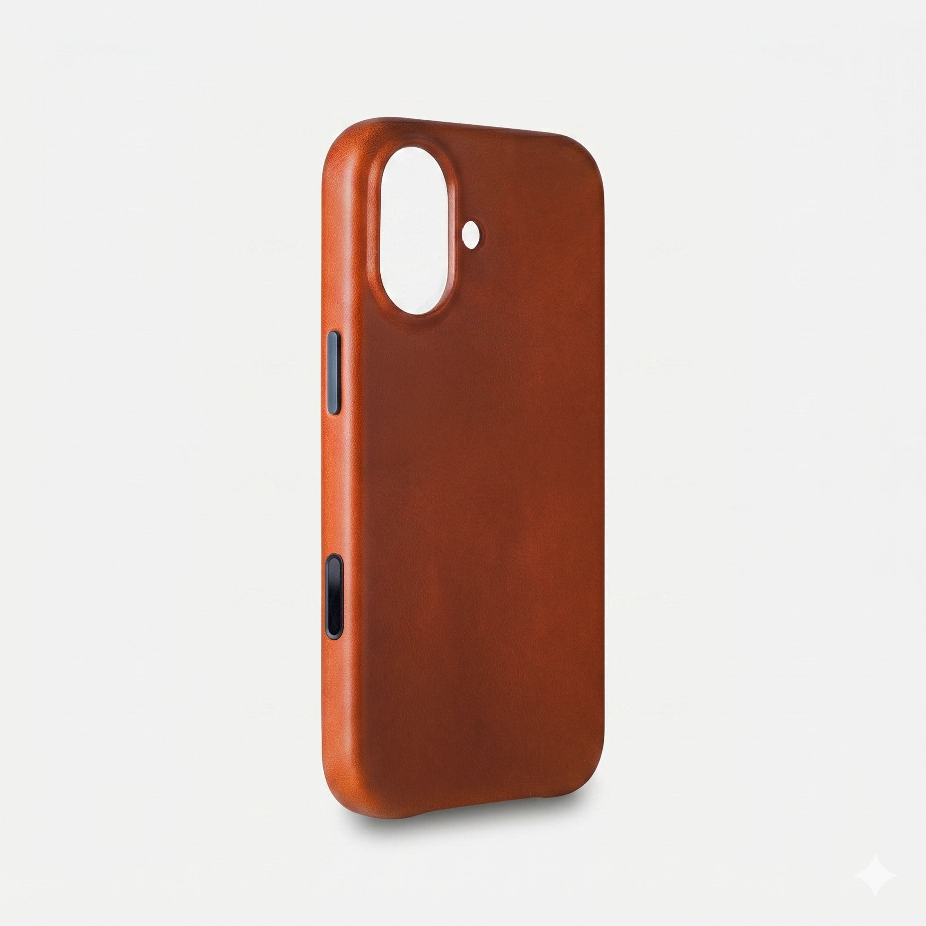 Leather iPhone 17 Shell Case, MagSafe - Saddle Brown - RYAN London