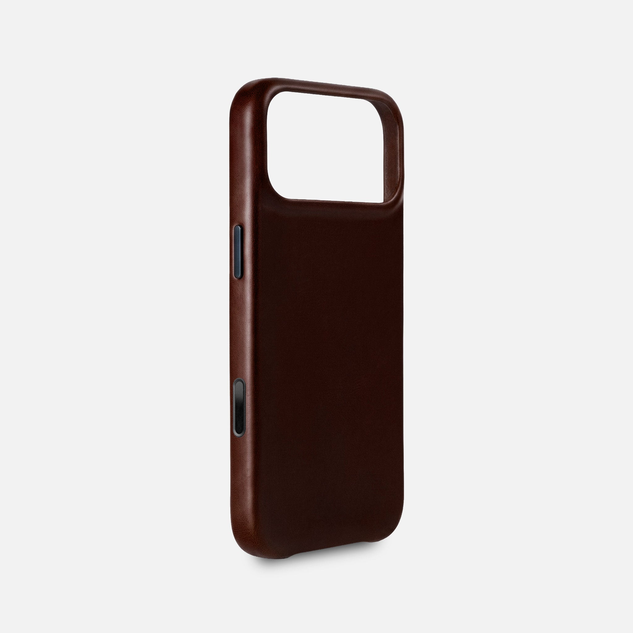 Leather iPhone 17 Pro Shell Case, MagSafe - Dark Brown - RYAN London