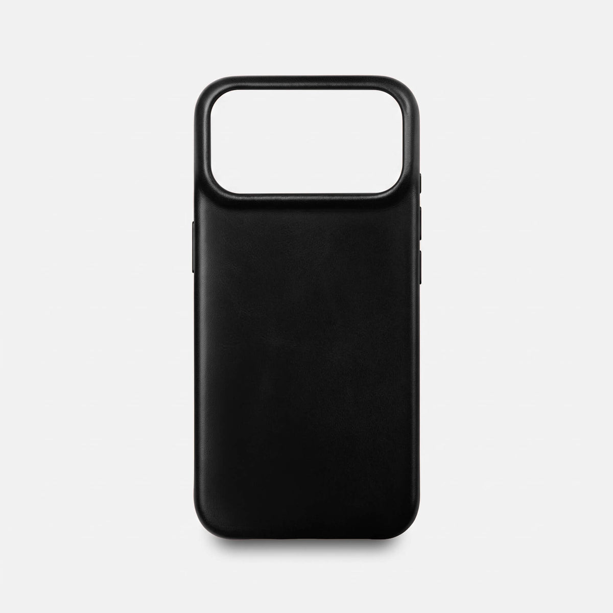 Leather iPhone 18 Pro Shell Case, MagSafe - Black
