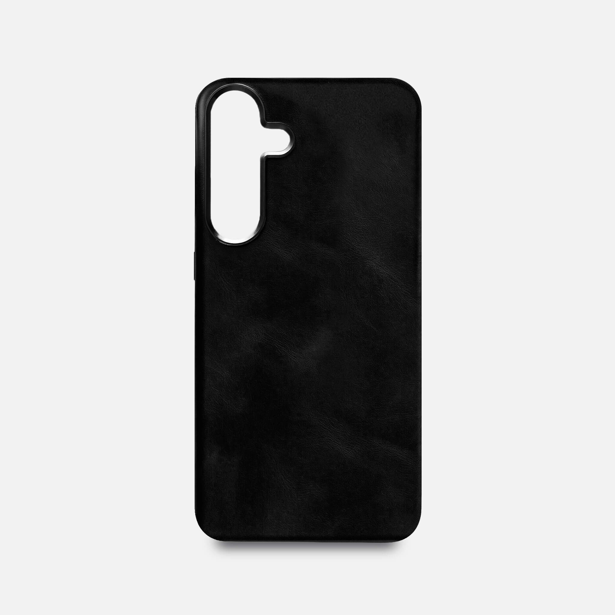 Samsung S26+ Leather Shell Case - Black