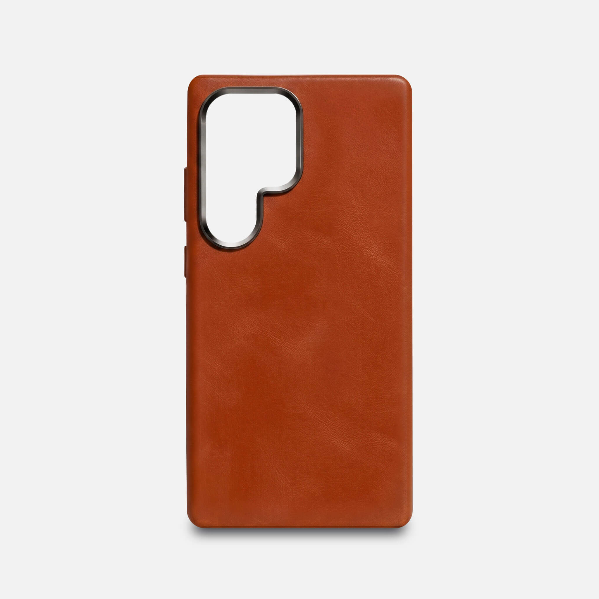 Samsung S26 Ultra Leather Shell Case - Saddle Brown