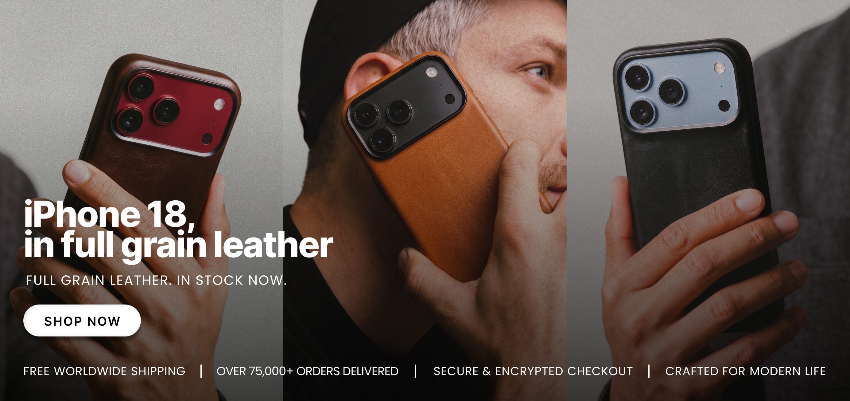 RYAN London Leather iPhone iPad MacBook Case, Sleeve and Wallet
