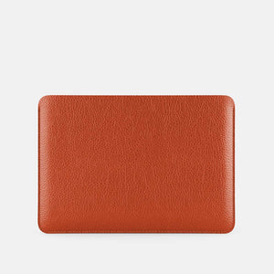 Leather iPad Mini Sleeve - Orange and Beige