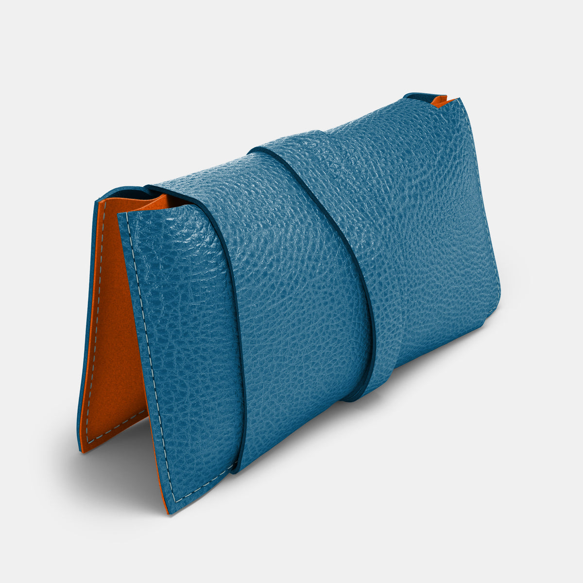 Cable Bag - Turquoise and Orange - RYAN London