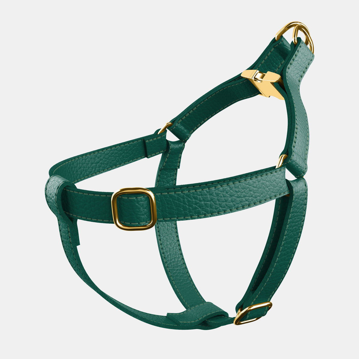 Leather Dog Harness - Avocaod Green - RYAN London