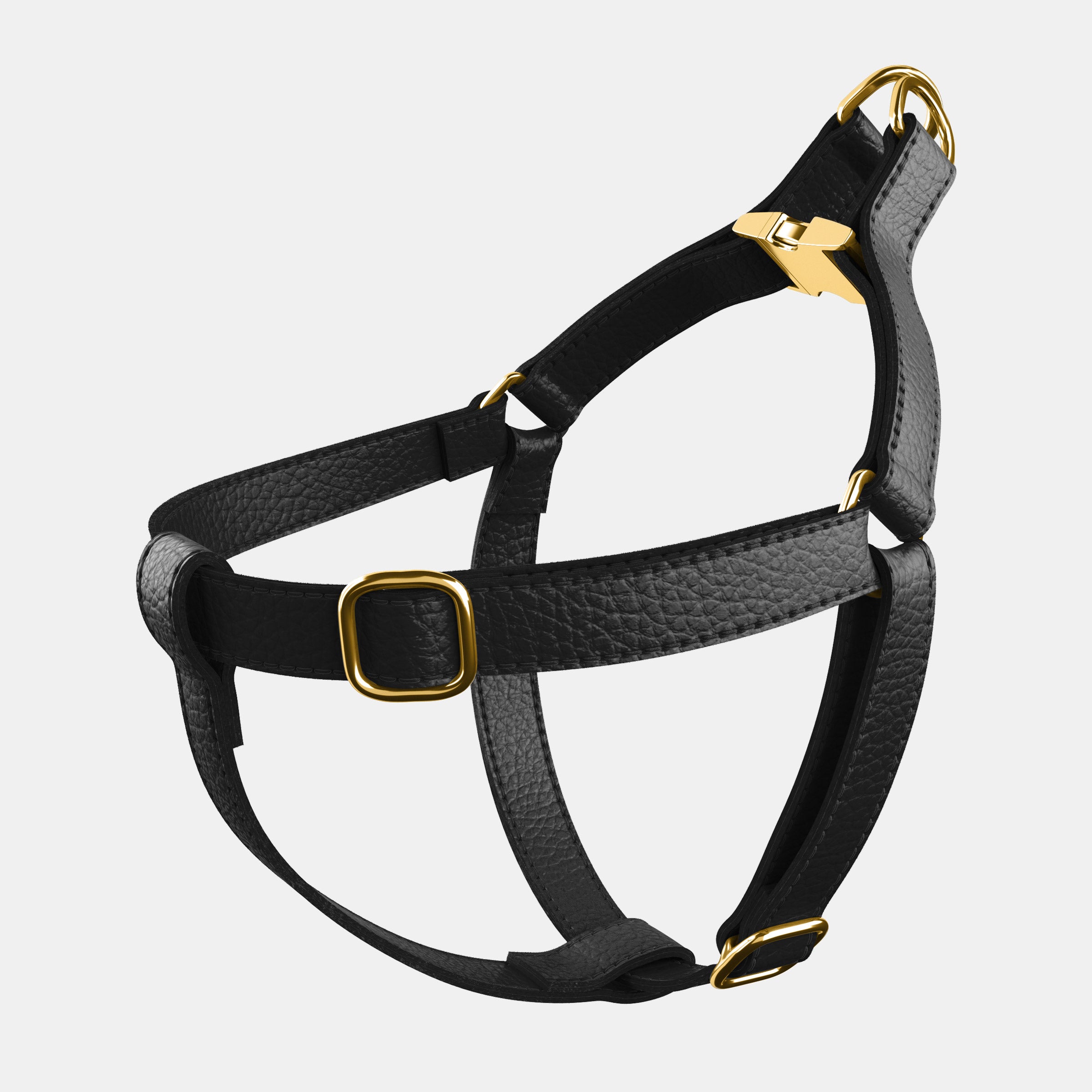 Leather Dog Harness - Black - RYAN London